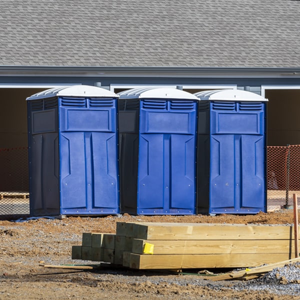 how do you ensure the portable toilets are secure and safe from vandalism during an event in Big Horn